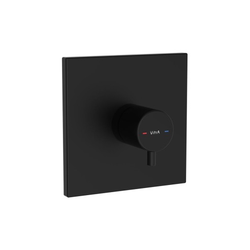 VitrA Root Square 3-Way Diverter - Matt Black | Showers | Ba