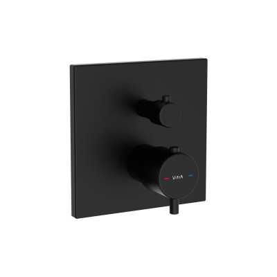 VitrA Root Square Integrated Thermostatic 1-Way Shower Mixer