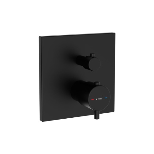 VitrA Root Square Integrated Thermostatic 1-Way Shower Mixer