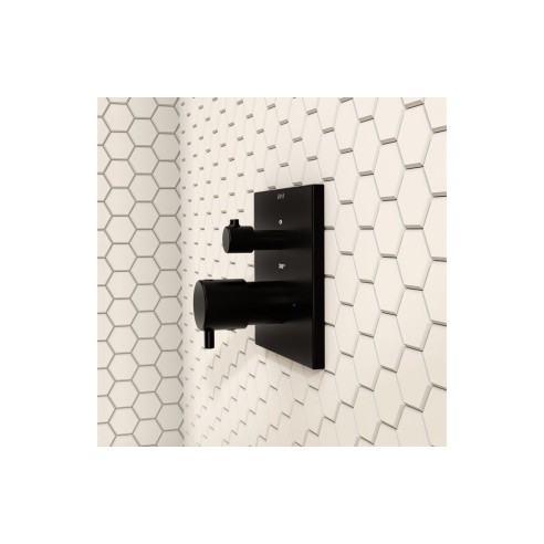 VitrA Root Square Integrated Thermostatic 1-Way Shower Mixer