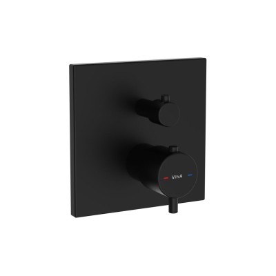 VitrA Root Square Integrated Thermostatic 2-Way Shower Mixer