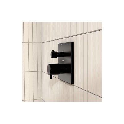 VitrA Root Square Integrated Thermostatic 2-Way Shower Mixer 2