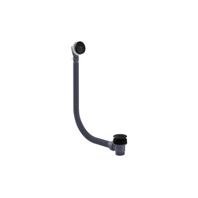 VitrA Round Bath Waste - Matt Black | Baths | BathroomKing