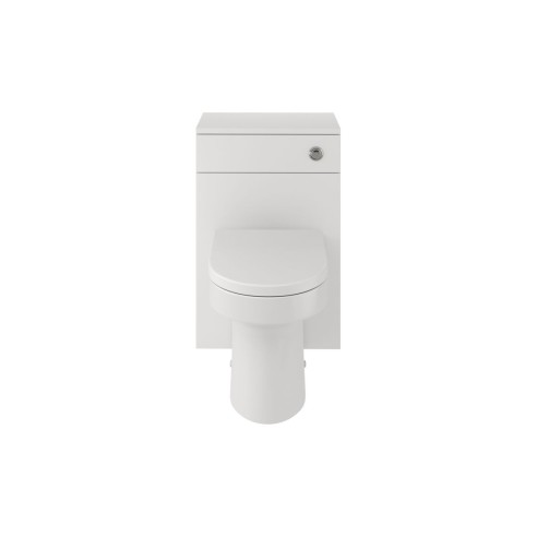 Tavira 500mm WC Unit & BTW Pan Pack - White Gloss | WC Units