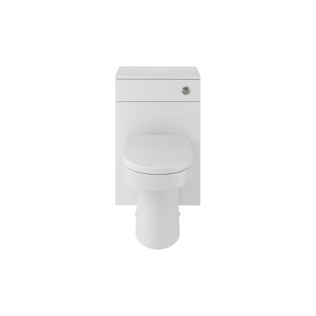 Tavira 500mm WC Unit & BTW Pan Pack - White Gloss | WC Units