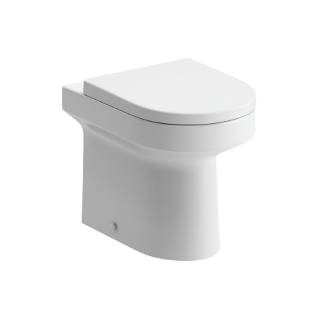 Tavira 500mm WC Unit & BTW Pan Pack - White Gloss | WC Units