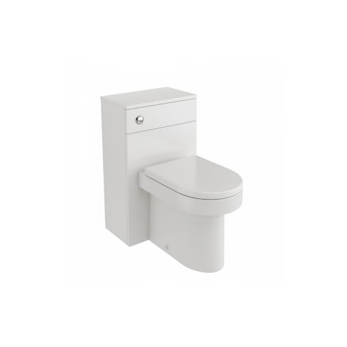 Tavira 650mm Basin Unit & WC Unit Pack - White Gloss | WC Un