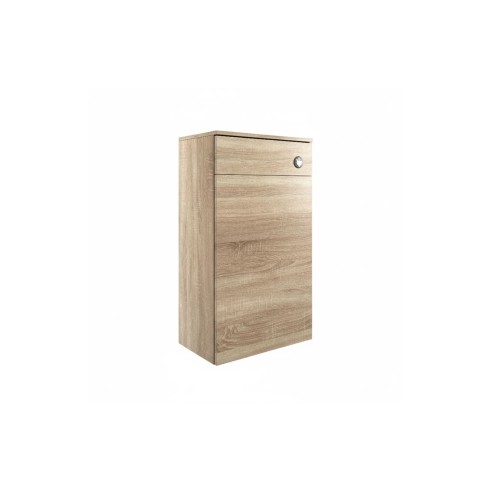 Valbom 500mm Floor Standing WC Unit - Oak | WC Units | Bathr