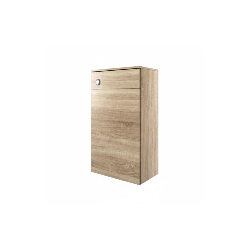 Valbom 500mm Floor Standing WC Unit - Oak | WC Units | Bathr