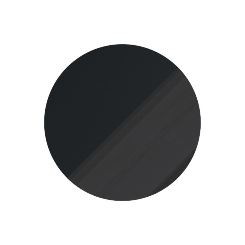 Coimbra 500mm WC Unit - Matt Black & Glass | WC Units | Bath