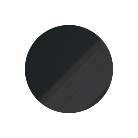 Coimbra 500mm WC Unit - Matt Black & Glass | WC Units | Bath