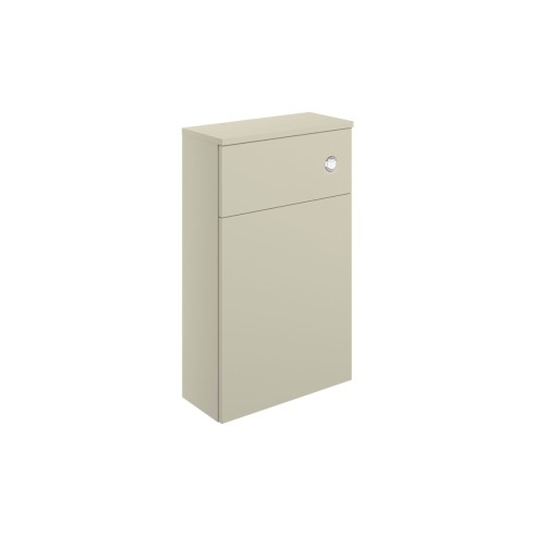 Porto 503mm Floor Standing WC Unit - Matt Cotton | WC Units