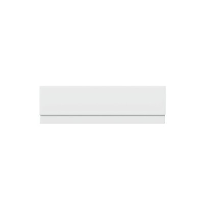 Blank 1700mm Front Panel - White | Bath Panels | BathroomKin