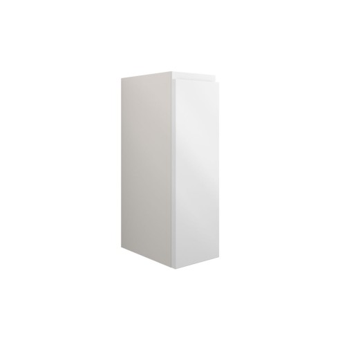 Bau 200mm Standard Toilet Roll Unit - White Gloss (Grey Cab)