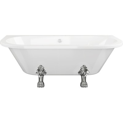 Parma Freestanding Back To Wall 1700x800x600mm 2TH Bath w/Fe