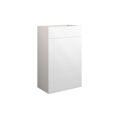 Bau 500mm Standard WC Unit - White Gloss (Grey Cab) | WC Uni