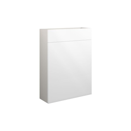Bau 600mm Slim WC Unit - White Gloss (Grey Cab) | WC Units |