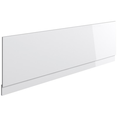 Valbom 1700mm Front Panel - White | Bath Panels | BathroomKi