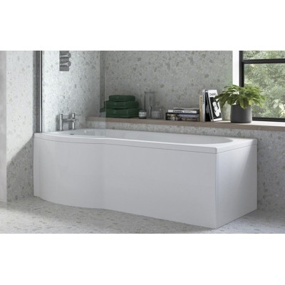 1700mm P Shape Front Bath Panel - White | Bath Panels | Bath