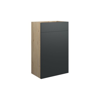 Bau 500mm Standard WC Unit - Matt Graphite Grey (Oak Cab) |