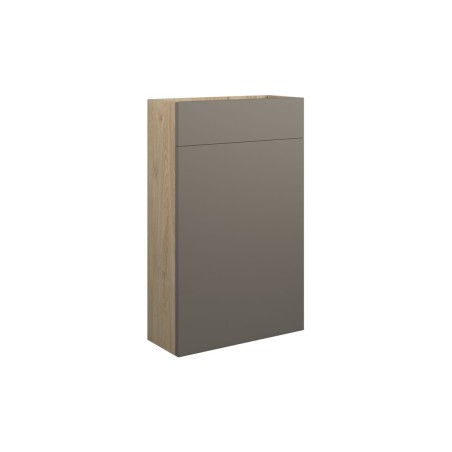 Bau 500mm Slim WC Unit - Matt Stone (Oak Cab) | WC Units | B
