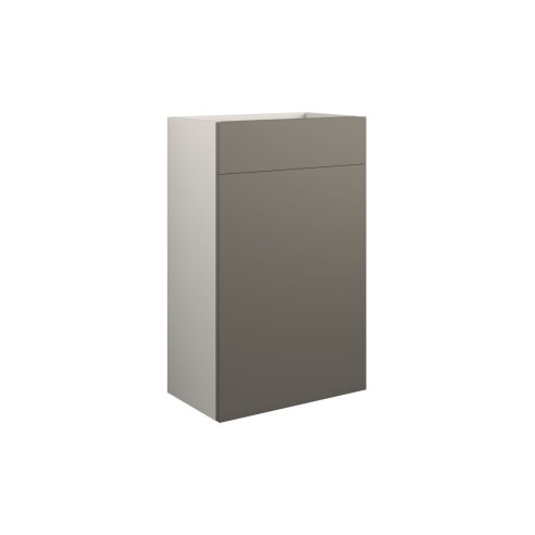 Bau 500mm Standard WC Unit - Matt Stone (Grey Cab) | WC Unit