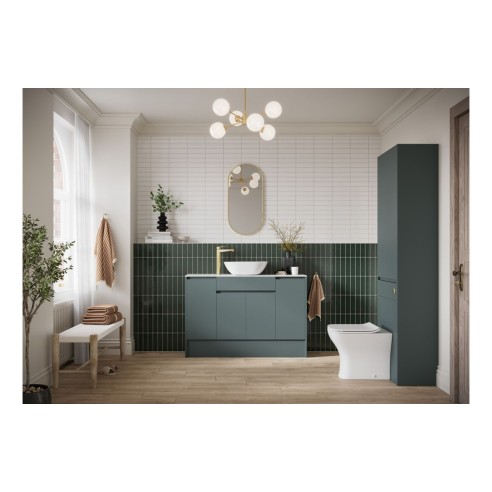Bau 200mm Standard Toilet Roll Unit - Matt Green Camo (Oak C