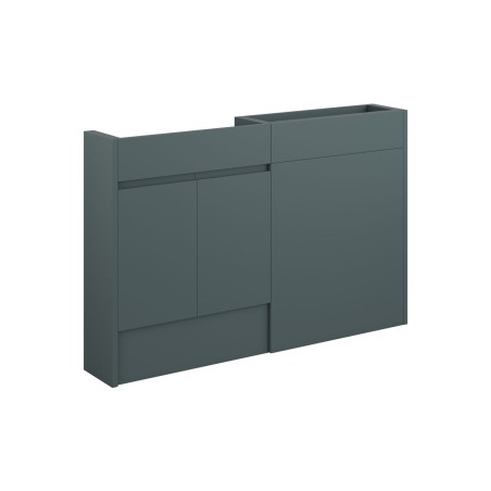 Bau 1236mm Slim Basin & WC Unit Pack - Matt Green Camo (Grey