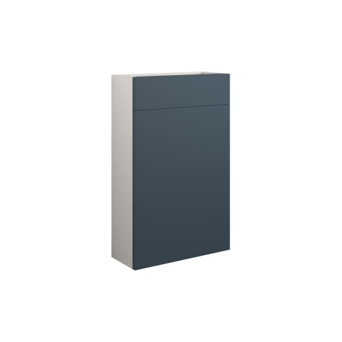 Bau 500mm Slim WC Unit - Matt Arley Blue (Grey Cab) | WC Uni