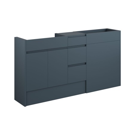 Bau 1536mm Standard Basin  WC & 3 Drawer Unit Pack - Matt Ar