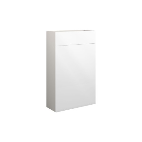 Envio 500mm Slim WC Unit - White Gloss (Grey Cab) | WC Units