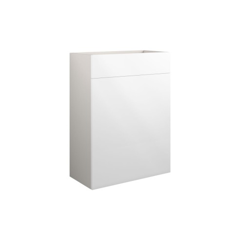 Envio 600mm Standard WC Unit - White Gloss (Grey Cab) | WC U