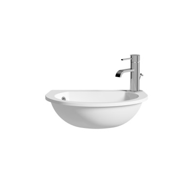 Space Saver 490x355mm 1TH Semi Recessed Basin | Basins | Bat