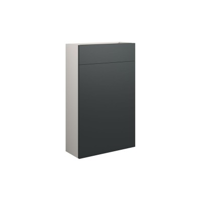 Envio 500mm Slim WC Unit - Matt Graphite Grey (Grey Cab) | W