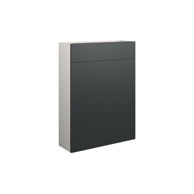 Envio 600mm Slim WC Unit - Matt Graphite Grey (Grey Cab) | W
