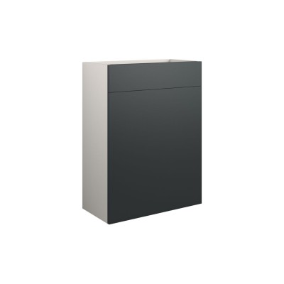 Envio 600mm Standard WC Unit - Matt Graphite Grey (Grey Cab)