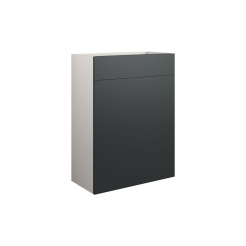Envio 600mm Standard WC Unit - Matt Graphite Grey (Grey Cab)