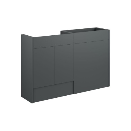 Envio 1236mm Standard Basin & WC Unit Pack - Matt Graphite G