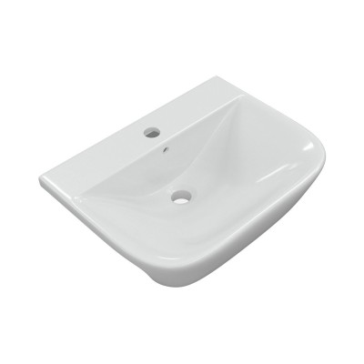 Carvina 520x400mm 1TH Semi Recessed Basin | Basins | Bathroo 2