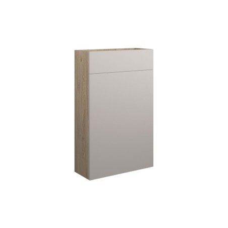 Envio 500mm Slim WC Unit - Matt Dove Grey (Oak Cab) | WC Uni