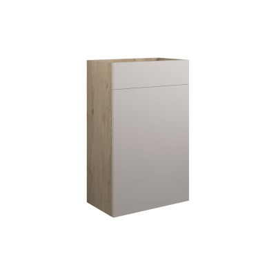 Envio 500mm Standard WC Unit - Matt Dove Grey (Oak Cab) | WC