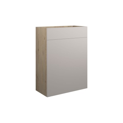 Envio 600mm Standard WC Unit - Matt Dove Grey (Oak Cab) | WC