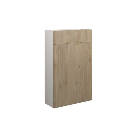 Envio 500mm Slim WC Unit - Havana Oak (Grey Cab) | WC Units