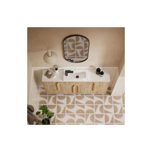 Envio 500mm Slim WC Unit - Havana Oak (Oak Cab) | WC Units |