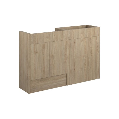 Envio 1236mm Standard Basin & WC Unit Pack - Havana Oak (Gre
