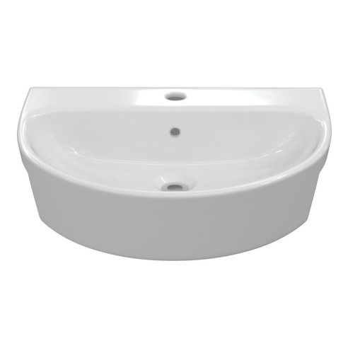 Cadiz 555x435mm 1TH Semi Recessed Basin | Basins | BathroomK