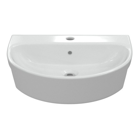 Cadiz 555x435mm 1TH Semi Recessed Basin | Basins | BathroomK
