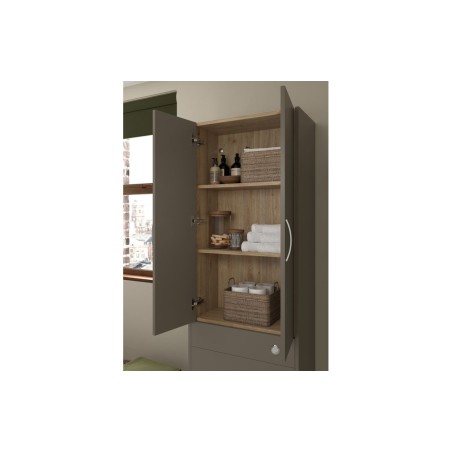 Envio 1236mm Standard Basin & WC Unit Pack - Matt Stone (Gre