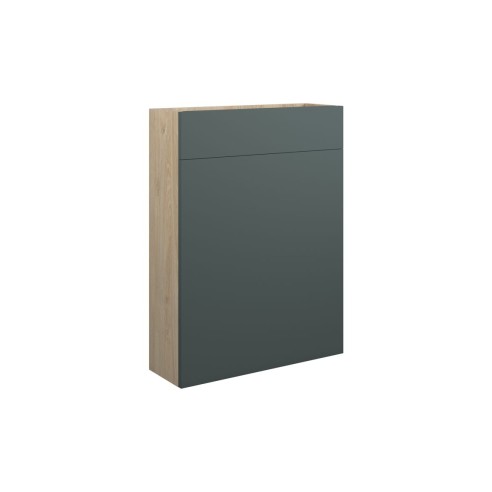 Envio 600mm Slim WC Unit - Matt Green (Oak Cab) | WC Units |