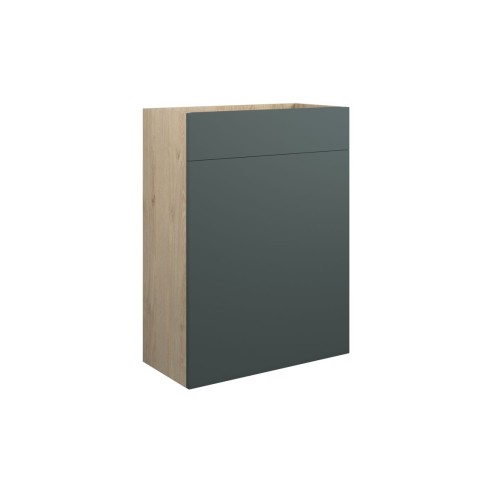 Envio 600mm Standard WC Unit - Matt Green (Oak Cab) | WC Uni